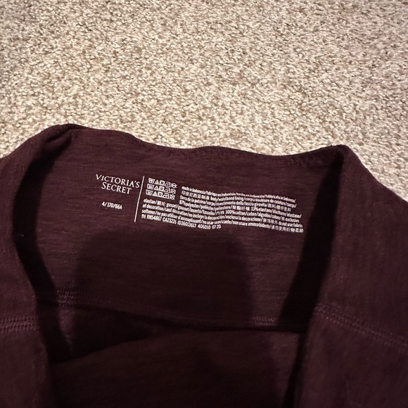 Victoria's Secret Burgundy Leggings - Picture 3 of 6